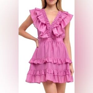 Endless Rose ruffled mini dress